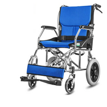 Load image into Gallery viewer, Aluminum alloy folding wheelchair for the elderly breathable cushion free installation walking stick home medic mobility trolley-Great Rehab Medical