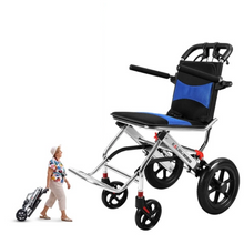 Load image into Gallery viewer, Stable driving aluminum alloy wheelchair lightweight compact walking stick for elderly folding portable mobility trolley-Great Rehab Medical