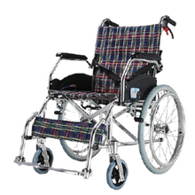 Load image into Gallery viewer, Easy to carry manual wheelchair for the elderly portable aluminum alloy walking stick folding light mobility trolley-Great Rehab Medical