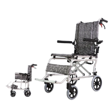 Load image into Gallery viewer, Thickened aluminum alloy manual wheelchair with strong load-bearing capacity folding light walking stick for the elderly-Great Rehab Medical