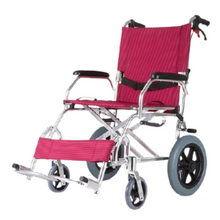 Load image into Gallery viewer, Easy to carry manual wheelchair for the elderly portable aluminum alloy walking stick folding light mobility trolley-Great Rehab Medical