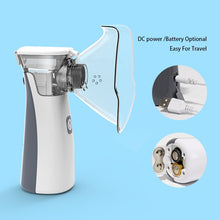 Load image into Gallery viewer, Medical Inhalator Ultrasonic Inhaler Nebulizer Machine Atomizer portatil Kid Nebulizador Nebulizzatore Respirador Mecanico
