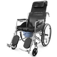 Load image into Gallery viewer, Wheelchair multi functional wheelchair for the elderly with toilet can be used as a walking vehicle for the elderly-Great Rehab Medical