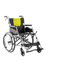 Load image into Gallery viewer, Strengthen the aluminum alloy wheelchair high load-bearing trolley for the elderly lightweight folding transport tool-Great Rehab Medical