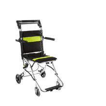 Load image into Gallery viewer, Strengthen the aluminum alloy wheelchair high load-bearing trolley for the elderly lightweight folding transport tool-Great Rehab Medical