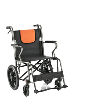 Load image into Gallery viewer, Strengthen the aluminum alloy wheelchair high load-bearing trolley for the elderly lightweight folding transport tool-Great Rehab Medical
