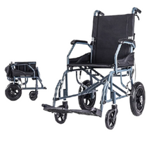 Load image into Gallery viewer, Corrosion resistant thickened aluminum alloy wheelchair with strong load-bearing capacity portable folding walking stick-Great Rehab Medical