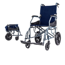 Load image into Gallery viewer, Corrosion resistant thickened aluminum alloy wheelchair with strong load-bearing capacity portable folding walking stick-Great Rehab Medical