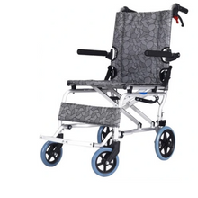 Load image into Gallery viewer, Light aluminum alloy wheelchair durable folding super light walking stick multi-functional home old children's trolley-Great Rehab Medical