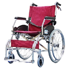 Load image into Gallery viewer, Easy to carry manual wheelchair for the elderly portable aluminum alloy walking stick folding light mobility trolley-Great Rehab Medical