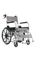 Load image into Gallery viewer, Small light wheelchair for the elderly multi-functional portable walking stick thickened aluminum alloy mobility trolley-Great Rehab Medical