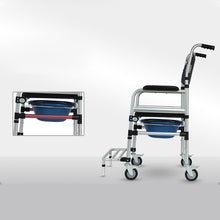 Load image into Gallery viewer, Hot sale dult bath toilet potty disabled commode chair with wheels and foot pedal-Great Rehab Medical