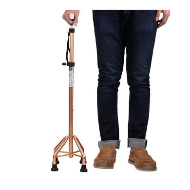 Medical four-legged walking stick for elderly foldable flexible walking cane free standing-Great Rehab Medical
