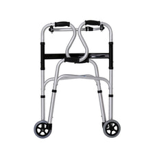 Load image into Gallery viewer, Foldable and adjustable walkers alunimun frame elderly walking aid for adults with wheels-Great Rehab Medical