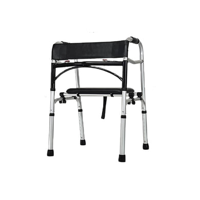 Outdoor uded for elderly walker adjustable and folding walking aids with comfortable backrest-Great Rehab Medical