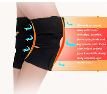 Load image into Gallery viewer, 1 Pair Knee Brace Support Pads Adjustable Tourmaline self-heating magnetic therapy Knee Protective Belt Arthritis Knee Massager-Great Rehab Medical