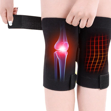 1 Pair Health Care Tourmaline Self Heating Knee Pad Magnetic Therapy Support Adjustable Knee Massager Relieve Leg Pain-Great Rehab Medical