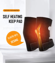 Load image into Gallery viewer, 1 Pair Knee Brace Support Pads Adjustable Tourmaline Self-heating Magnetic Therapy Knee Protective Belt Arthritis Knee Massager-Great Rehab Medical