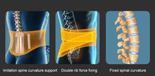 Load image into Gallery viewer, Adjustable Tourmaline Self Heating Steel Bone Back Lumbar Waist Support Belt Brace Orthopedic Posture Corrector Belt 3pcs Pad-Great Rehab Medical