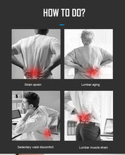 Load image into Gallery viewer, Adjustable Tourmaline Self Heating Steel Bone Back Lumbar Waist Support Belt Brace Orthopedic Posture Corrector Belt 3pcs Pad-Great Rehab Medical