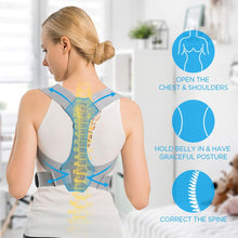 Load image into Gallery viewer, Posture Back Corrector Clavicle Spine Back Shoulder Support Belt Back Pain Relief Posture Correction Prevents Slouching Unisex-Great Rehab Medical