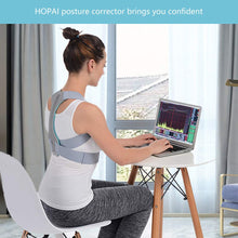 Load image into Gallery viewer, Posture Back Corrector Clavicle Spine Back Shoulder Support Belt Back Pain Relief Posture Correction Prevents Slouching Unisex-Great Rehab Medical
