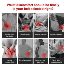 Load image into Gallery viewer, Self-heating With 4 Plate Magnetic Tourmaline Belt For The Back With Waist Ceinture Tourmaline Support Brace Massager-Great Rehab Medical