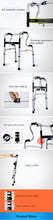 Load image into Gallery viewer, Medical lightweight portable folding height adjustable hand free walking aids for disabled seniors-Great Rehab Medical
