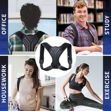 Load image into Gallery viewer, Posture Corrector Back Brace Adjustable Posture Brace for Upper Back Shoulder Pain Relief Posture Trainer Spine Posture Support-Great Rehab Medical