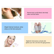 Load image into Gallery viewer, 100pcs=(50pcs Patches+50pcs Adhesives) Detox Medical plaster Foot Patches Helps sleep weight lose Feet Slimming Z08027-Great Rehab Medical