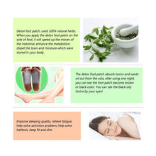 Load image into Gallery viewer, 100pcs=(50pcs Patches+50pcs Adhesives) Detox Medical plaster Foot Patches Helps sleep weight lose Feet Slimming Z08027-Great Rehab Medical