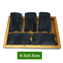 Load image into Gallery viewer, 25 pieces/lot Good quality! Massage Tool body meridian Guasha board Buffalo Horn/Scrapping plate scraper V-line slimming-Great Rehab Medical