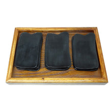 Load image into Gallery viewer, 25 pieces/lot Good quality! Massage Tool body meridian Guasha board Buffalo Horn/Scrapping plate scraper V-line slimming-Great Rehab Medical