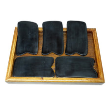 Load image into Gallery viewer, 25 pieces/lot Good quality! Massage Tool body meridian Guasha board Buffalo Horn/Scrapping plate scraper V-line slimming-Great Rehab Medical