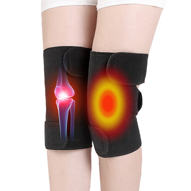 1 Pair Tourmaline Self Heating Kneepads Magnetic Therapy Knee Support Tourmaline Heating Belt Knee Massage Relieve Knee Pain-Great Rehab Medical