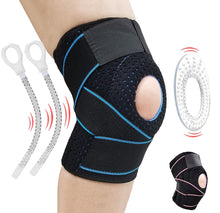 Load image into Gallery viewer, Knee Brace Pads Support for Running, Crossfit, Basketball, Gym, Sports with Sleeves, Knee Braces for Arthritis Pain Relief-Great Rehab Medical