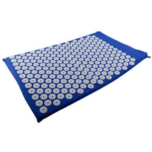 Load image into Gallery viewer, Eco Mat Acupressure Massager Natural Linen Cotton Acupuncture Mats +Pillow Back Reflexology Trigger Point Massage Stress Relief-Great Rehab Medical