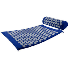 Load image into Gallery viewer, Acupressure Massage Mat Massager Cushion Mat Shakti Relieve Acupressure Mat Body Pain Acupuncture Spike Yoga Mat with Pillow-Great Rehab Medical