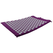 Load image into Gallery viewer, Acupressure Massage Mat Massager Cushion Mat Shakti Relieve Acupressure Mat Body Pain Acupuncture Spike Yoga Mat with Pillow-Great Rehab Medical