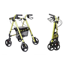 Load image into Gallery viewer, Lightweight shopping walker with 4 wheels outdoor folding rollator walker-Great Rehab Medical