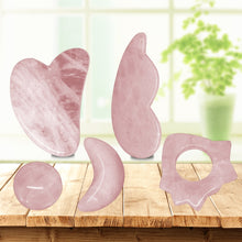Load image into Gallery viewer, Rose Quartz Roller Slimming Face Massager Lifting Tool Natural Jade Facial Massage Roller Stone Skin Massage Beauty Care GUASHA-Great Rehab Medical