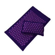 Load image into Gallery viewer, Massage Mat Acupressure Mat,Massage Mat Acupuncture Pillow Set Yoga Mat Needle Relieve Back and Relax Muscles-Great Rehab Medical