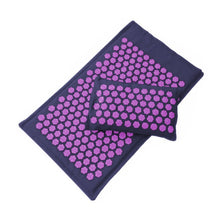 Load image into Gallery viewer, Massage Mat Acupressure Mat,Massage Mat Acupuncture Pillow Set Yoga Mat Needle Relieve Back and Relax Muscles-Great Rehab Medical