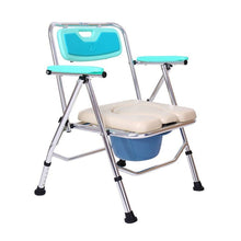 Load image into Gallery viewer, Aluminum alloy commode chair rehabilitation adjustable toilet bath chair with bedpan-Great Rehab Medical