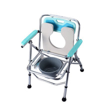 Load image into Gallery viewer, Rehabilitation adjustable commode chair luminum alloy toilet bath chair with bedpan-Great Rehab Medical