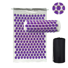 Load image into Gallery viewer, Acupressure Mat Massager Mat Relieve Stress Pain Lotus Spike Acupressure Mat massage mat Yoga mats-Great Rehab Medical