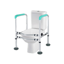Load image into Gallery viewer, Home care practical toilet safety grab rail width and height adjustable toilet commode frame-Great Rehab Medical
