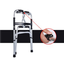 Load image into Gallery viewer, Height adjustable elderly lightweight aluminum frame walker folding mobility walking aids-Great Rehab Medical