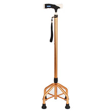 Load image into Gallery viewer, Medical four-legged walking stick for elderly foldable flexible walking cane free standing-Great Rehab Medical
