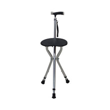 Load image into Gallery viewer, Lightweight three-legged walking stick outdoor portable with chair-Great Rehab Medical